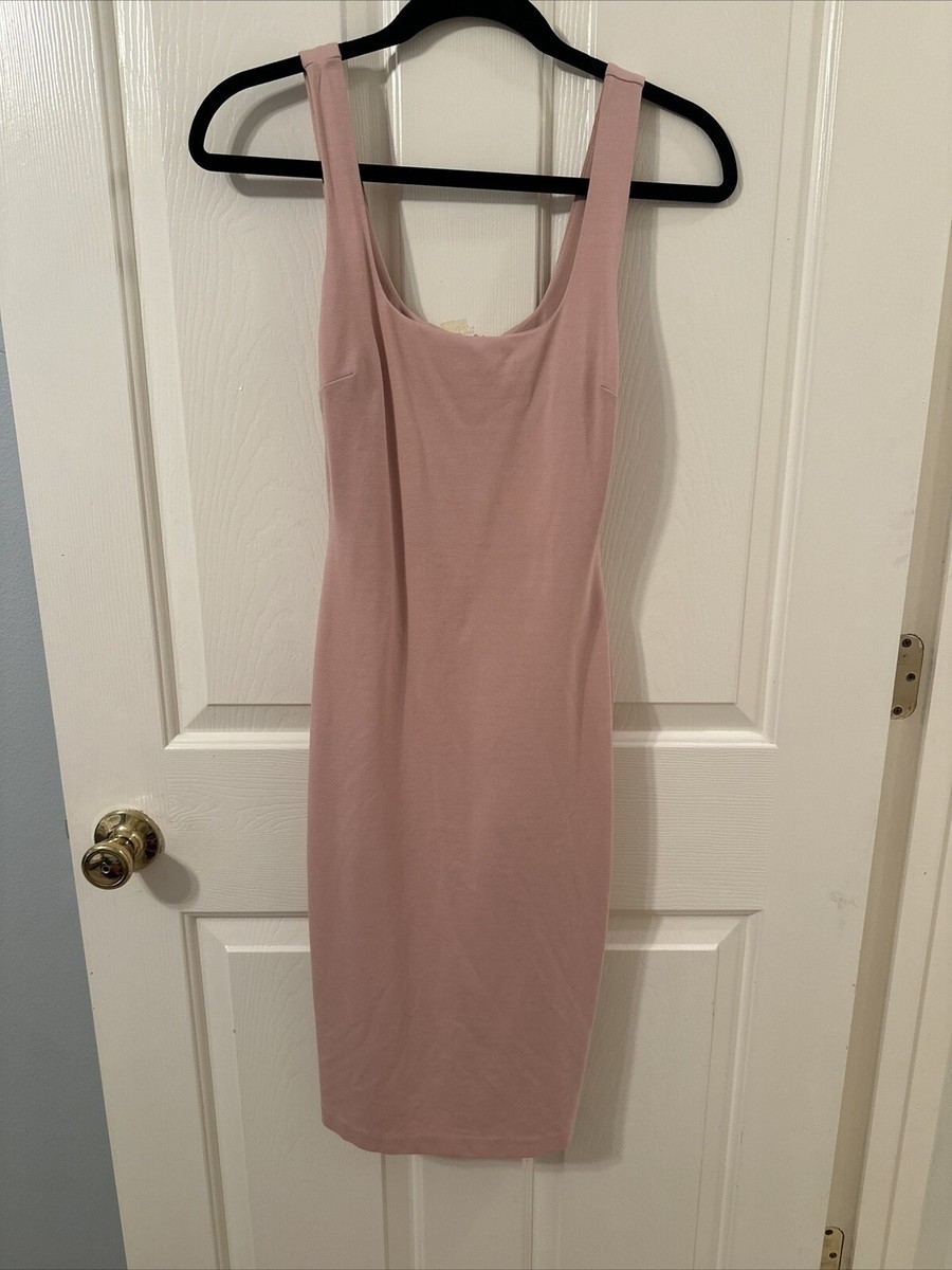 guess pink bodycon dress Guess Dress Women's Size 4 Pink Bodycon V-Neck Stretch NWT
