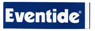 Eventide Effekt Effects Guitar Bass Gitarre Sticker Aufkleber