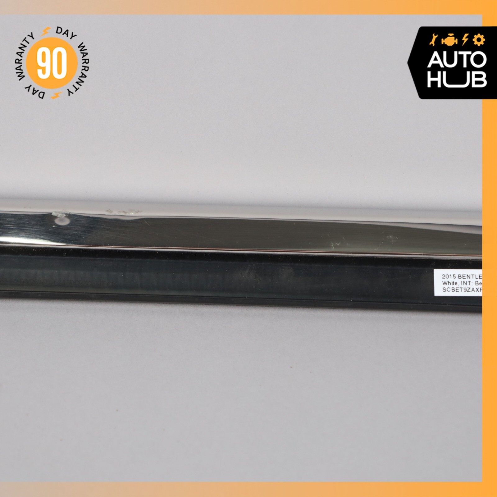 14-18 Bentley Flying Spur Exterior Door Trim Moulding Rear Left Side OEM 44k