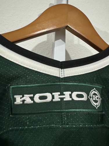 Camiseta De Colección Dallas Stars Hockey Oficial Koho Negra Verde Dorada Grande en Blanco - Imagen 13 de 14
