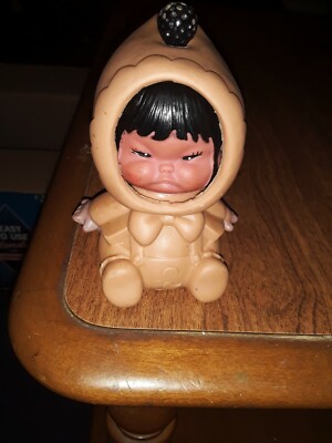Vintage 1950's Baby Eskimo Doll with Changing Faces Rubber