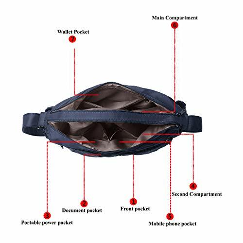 Crossbody Bags for Women with RFID Multi Pocket Shoulder Bag Assorted Colors - Picture 99 of 185