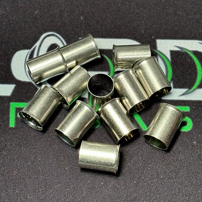 Lord of Bass 12PK 2/0 Gauge Uninsulated Wire Ferrules Crimp Tinned Copper