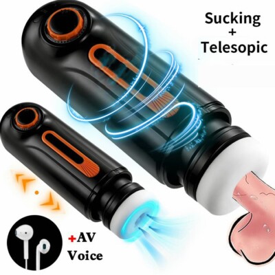 mens automatic masturbator Auto Telescopic Thrusting Rotating Sucking Masturbator – Honeyloveyou main image 1