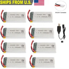3.7V 1800mah Lipo Battery 25C Molex Type Plug w/Charger for RC Quadcopter Drone