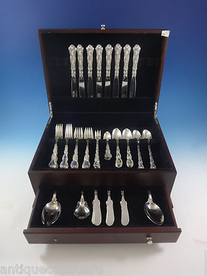 Strasbourg by Gorham Sterling Silver Flatware Set For 8 Service 67