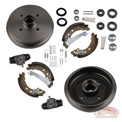 VW Golf I 1 Cabrio Bremstrommeln Set Bremsen hinten 