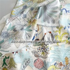 Zijde Sjaal Dierenprint 2-zijdig 90cm