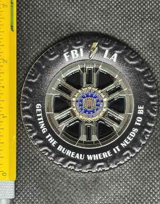 FBI Los Angeles Fleet Automotive Motor Pool Maintenance DOJ Challenge Coin