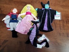 Sleeping Beauty Lot of 4 Disney Beanie Set