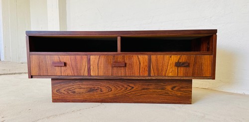 MUEBLE VINTAGE RETRO DANÉS MEDIADOS DE SIGLO PALO DE ROSA Y CERÁMICA AÑOS 60 - Imagen 2 de 17