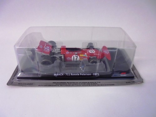 Formula 1 MARZO 711 Ronnie Peterson 1971 - 1:24 modellino auto pressofuso F1 OR059 - Foto 7 di 7