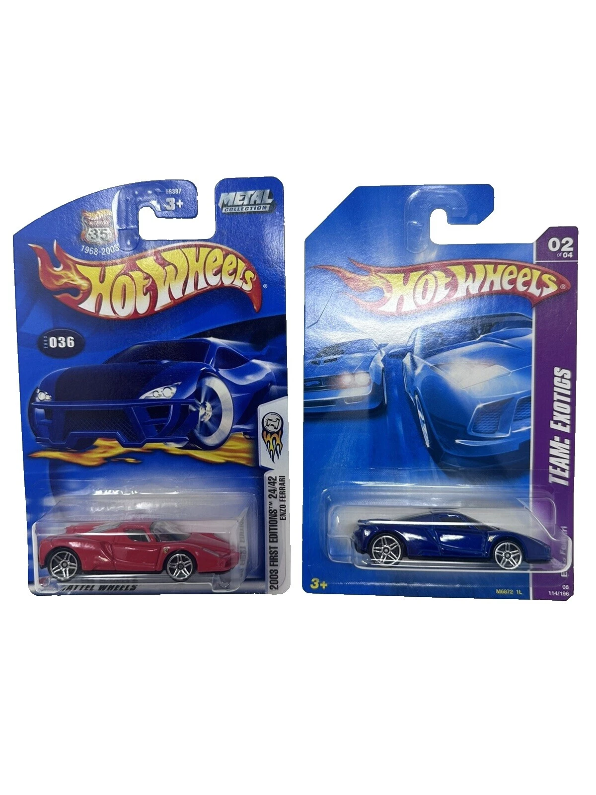 Ferrari Hot Wheels Exotics 1:64 escala Diecast coches, camiones y camionetas