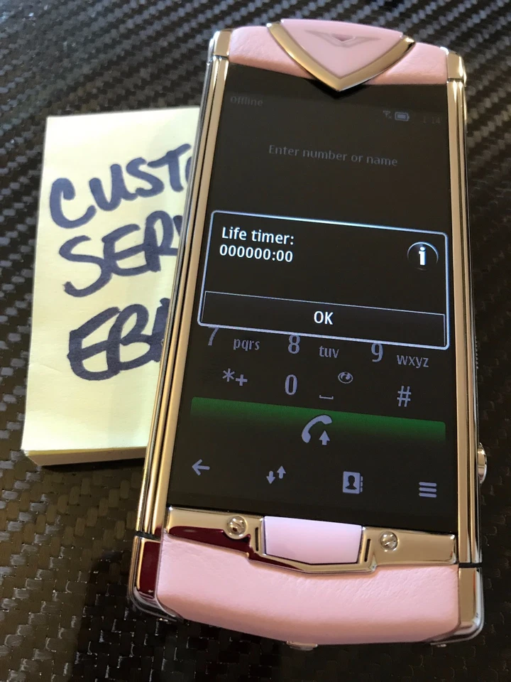 Genuino Vertu Constellation Touch Modelo Súper Raro Color ¡NUEVO EN CAJA! Foto 2 de 3