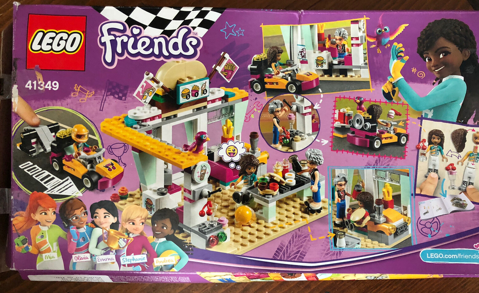 lego friends drifting diner