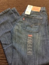 NWT Boy's Size 12 Reg LEVI STRAUSS  CO. 514 Straight Fit Blue Jeans