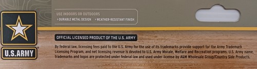 US Army Wife Front License Plate Metal Weather-Resistant Finish Factory Sealed - Picture 7 of 7