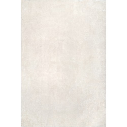 nuLOOM Loni Transitional White Indoor Only Washable Accent Rug - Picture 2 of 3