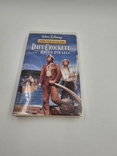 Davy Crockett and The River Pirates VHS Disney Clamshell Family Film Collection 