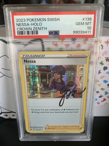 PSA 10 Nessa 136/159 Crown Zenith Holo