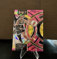 2024 WNBA Chennedy Carter Pink Cracked Ice No. 199 Premier Card Chicago Sky