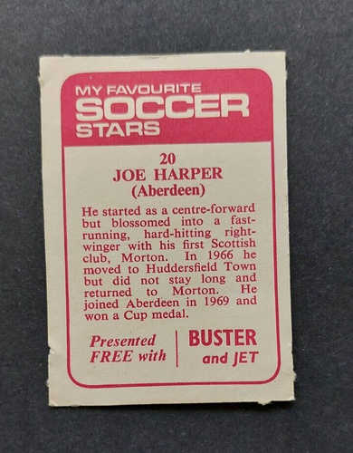 IPC Cards - My Favourite Soccer Stars 1971 - Buster & Jet Red Back - Picture 37 of 66
