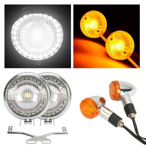 Barra de luz de señal de giro antiniebla punto de paso para Honda Shadow Aero Ace Phantom VLX VT - Imagen 7 de 12