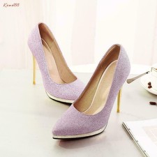  Womens Pointy Toe Stilettos High Heels wedding casual Party Office Shoes