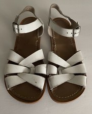 Salt Water Youth Girls White Leather Strappy Sandals Sz. 3