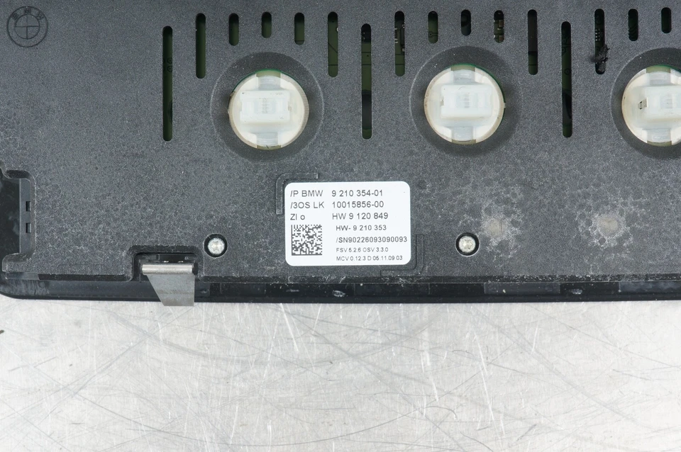 2006 - 2012 Подходит для BMW Z4 серии E88 E93 черный блок переключателя фар крыши 9210354 оригинальный - Изображение 3 из 3