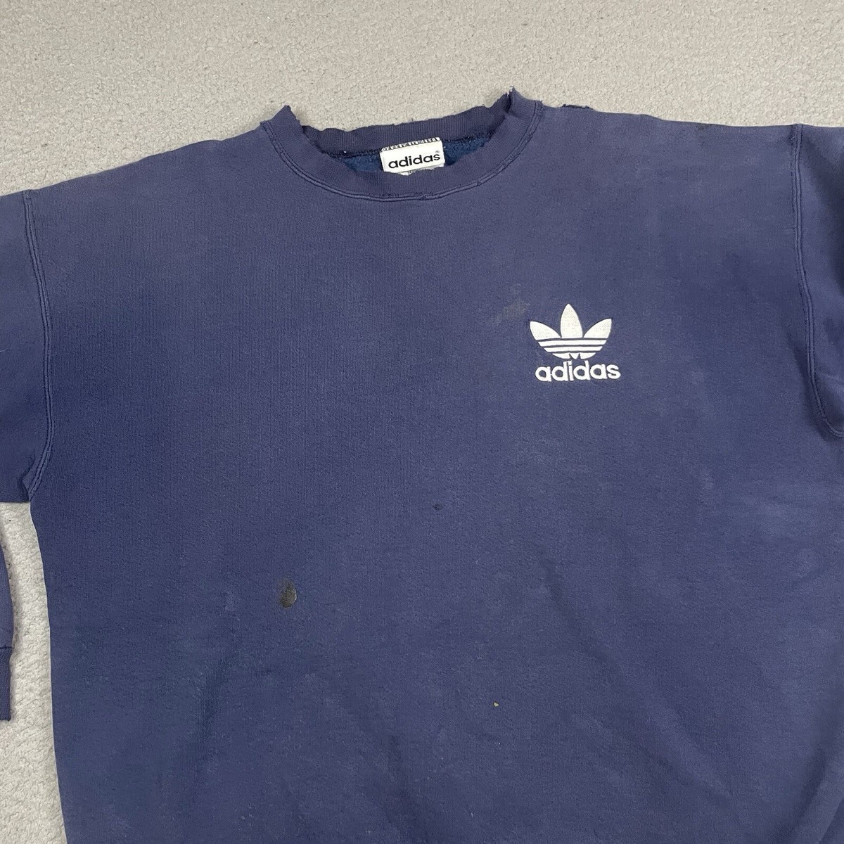 トップス Vintage navy embroidered sweatshirt Vintage United States Navy Blue Sweatshirt Xlarge Usn Navy