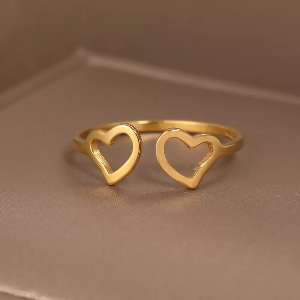 Heart thumb ring sale