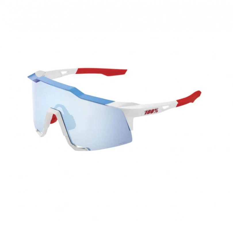 100% Speedcraft Cycling Brille Team Matte White/Metallic Blue - Bild 1 von 1