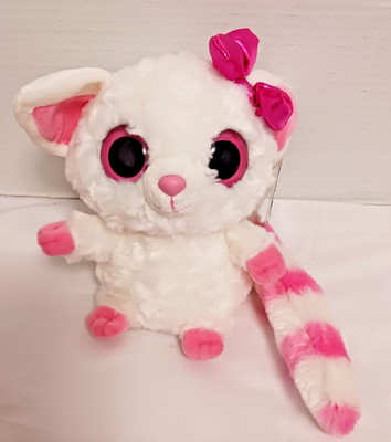 Pammee Gaga 4 You White Pink Fennec Fox 8  Plush Yoohoo & Friends by Aurora NWT
