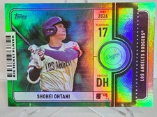 Shohei Ohtani Green Card Prices | Shohei Ohtani Green Card List