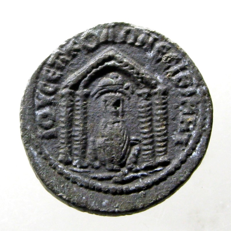NISIBIS MESOPOTAMIA AE26_____Philip II - Roman Provincial_____TETRASTYLE TEMPLE