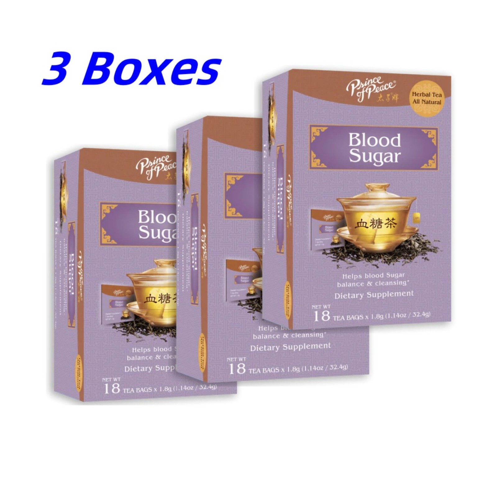 (3 Boxes) Natural Approach To Sugar Balance