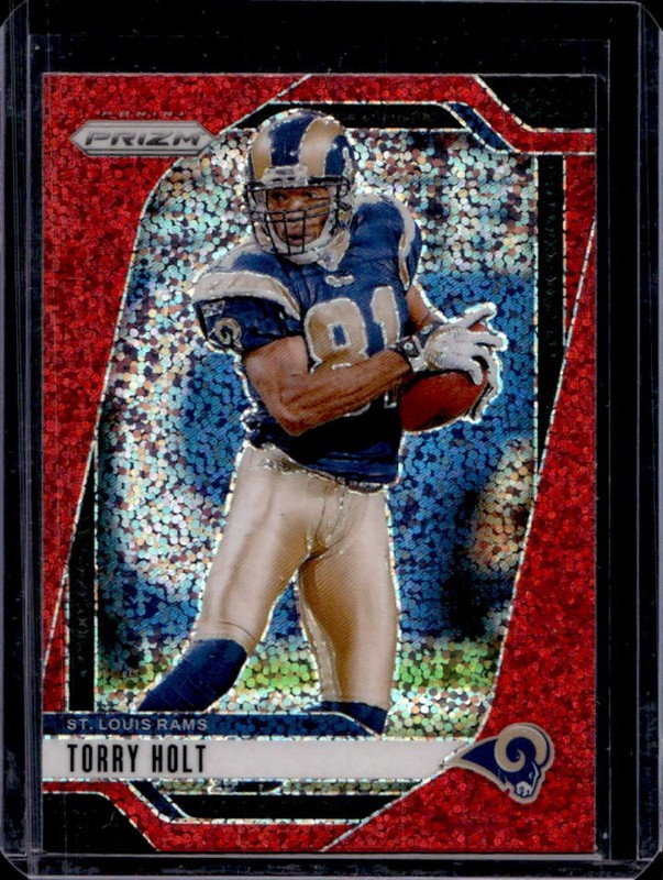 2024 Panini Prizm Torry Holt Red Sparkle #300 Rams