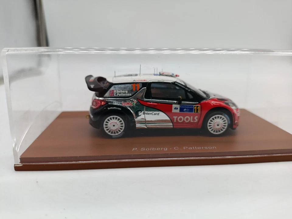 Citroen DS3 Wrc 4th Rally Mexico 2011 #11 Solberg 1/43 Spark  §§ - Immagine 3 di 4