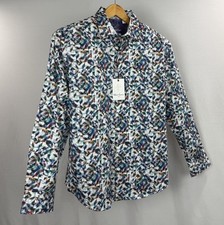 Robert Graham Button-Up Shirt Mens XL Colorful Vibrant Multicolor Artwork LS NWT