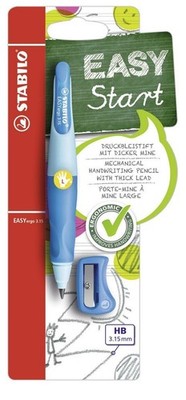 STABILO Schreiblernbleistift EASYergo 3.15 mm blau für Linkshänder