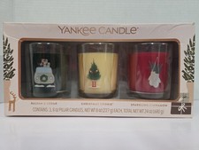 Yankee Candle 3 Candle Christmas Gift Set 8 O...