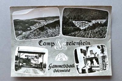 Hessen C) AK Gammelsbach 1960er Jahre Camp Freienstein Architektur Ort Camping P
