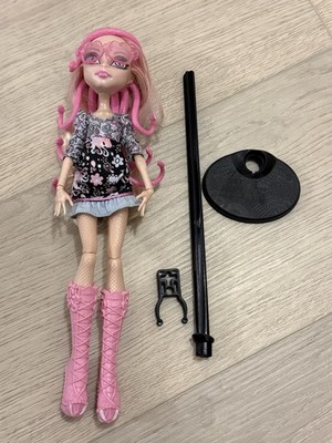 Monster High Doll Viperine Gorgon Frights Camera Action Mattel Dress Boots HTF