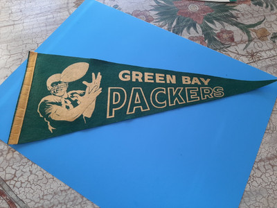 Vintage 1967 Green Bay Packers Ice Bowl Full Size Felt Pennant