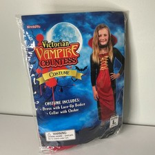 Kangaroo Victorian Vampire Countess Halloween Costume Youth Size Large 12-14 New