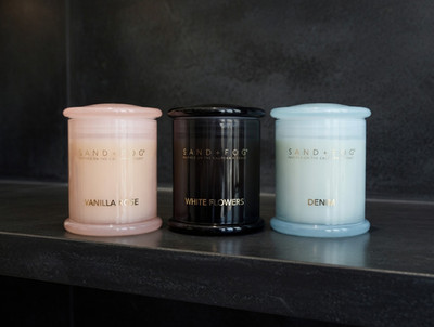 SAND + FOG Candle Collection - Luxury Scented, Unique Jars Lot NEW - CHOOSE