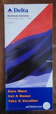 DELTA AIR LINES - SYSTEM TIMETABLE - 1 SEPTEM...