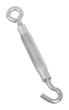 National Hardware N221-879 Zinc-Plated Aluminum Hook  Eye Turnbuckle 5/16x9 in.