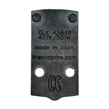 Athena Precision Steel Red Dot Adapter Plate For Glock 48/43 to Holosun 407K/507